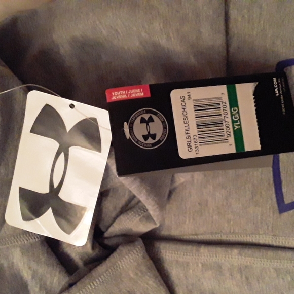 NWt under armour  girls size YLG/G leggings - Picture 5 of 7